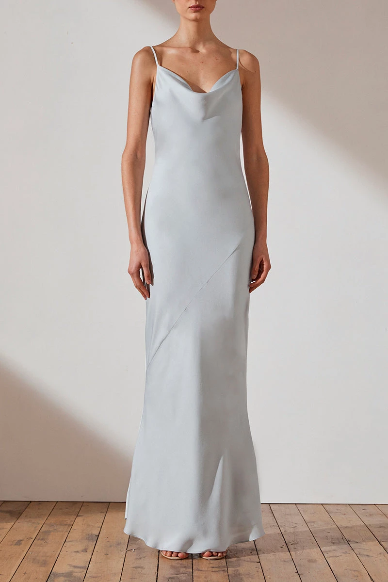 Shona Joy DRESSES LUXE BIAS COWL SLIP DRESS - CLOUD 3 Shona Joy DRESSES LUXE BIAS COWL SLIP DRESS - CLOUD