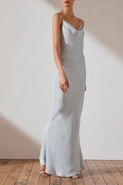 Shona Joy DRESSES LUXE BIAS COWL SLIP DRESS - CLOUD 9 Shona Joy DRESSES LUXE BIAS COWL SLIP DRESS - CLOUD