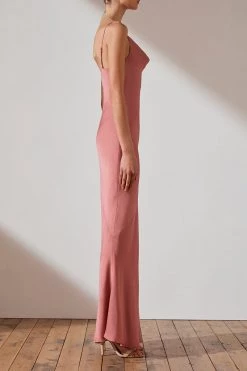 Shona Joy LUXE BIAS COWL SLIP DRESS - ROSE DRESSES 10 Shona Joy LUXE BIAS COWL SLIP DRESS - ROSE DRESSES