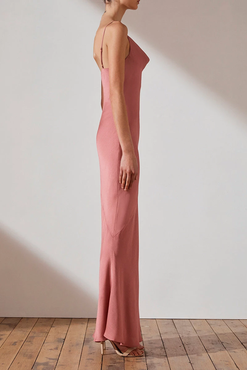Shona Joy LUXE BIAS COWL SLIP DRESS - ROSE DRESSES 5 Shona Joy LUXE BIAS COWL SLIP DRESS - ROSE DRESSES
