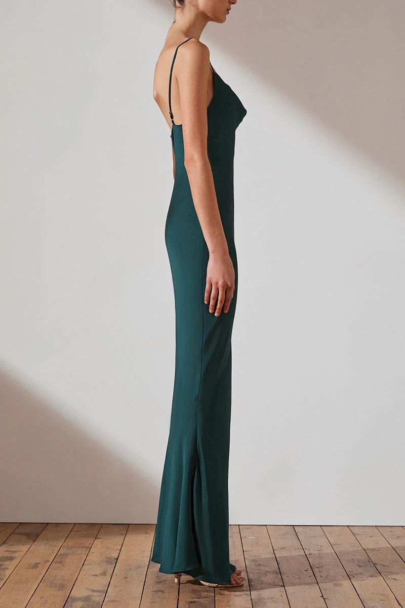 Shona Joy LUXE BIAS COWL SLIP DRESS - EMERALD DRESSES 5 Shona Joy LUXE BIAS COWL SLIP DRESS - EMERALD DRESSES