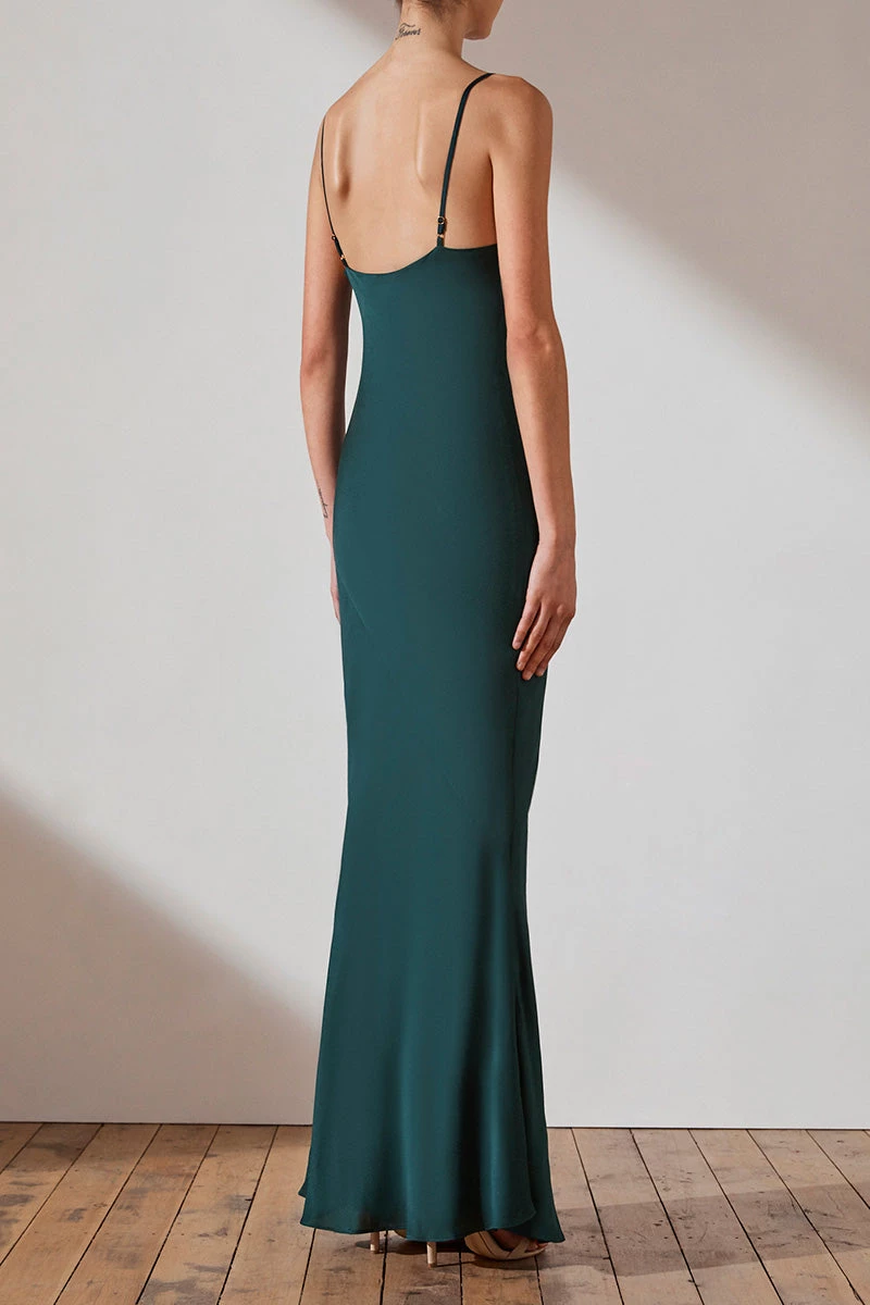 Shona Joy LUXE BIAS COWL SLIP DRESS - EMERALD DRESSES 6 Shona Joy LUXE BIAS COWL SLIP DRESS - EMERALD DRESSES