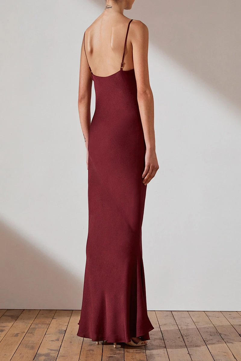 Shona Joy LUXE BIAS COWL SLIP DRESS - GARNET DRESSES 6 Shona Joy LUXE BIAS COWL SLIP DRESS - GARNET DRESSES