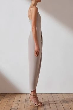Shona Joy CORE COCKTAIL DRESS - OYSTER DRESSES