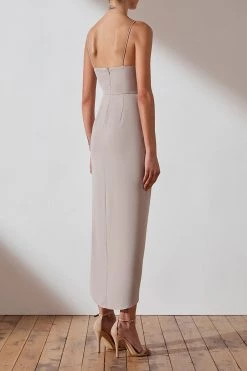 Shona Joy CORE COCKTAIL DRESS - OYSTER DRESSES