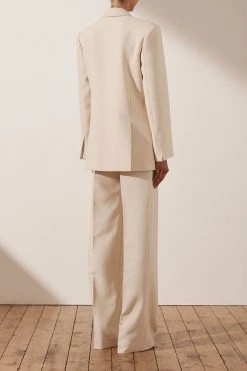 Shona Joy TOPS IVY OVERSIZED TAILORED BLAZER - BONE