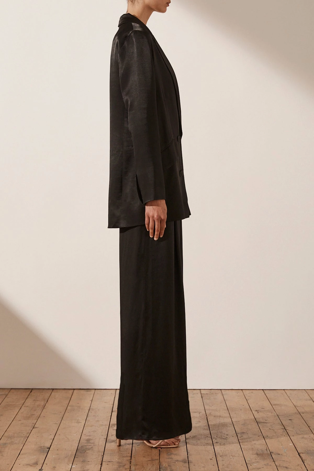 Shona Joy LA LUNE TUXEDO TROUSER - BLACK 5 Shona Joy LA LUNE TUXEDO TROUSER - BLACK