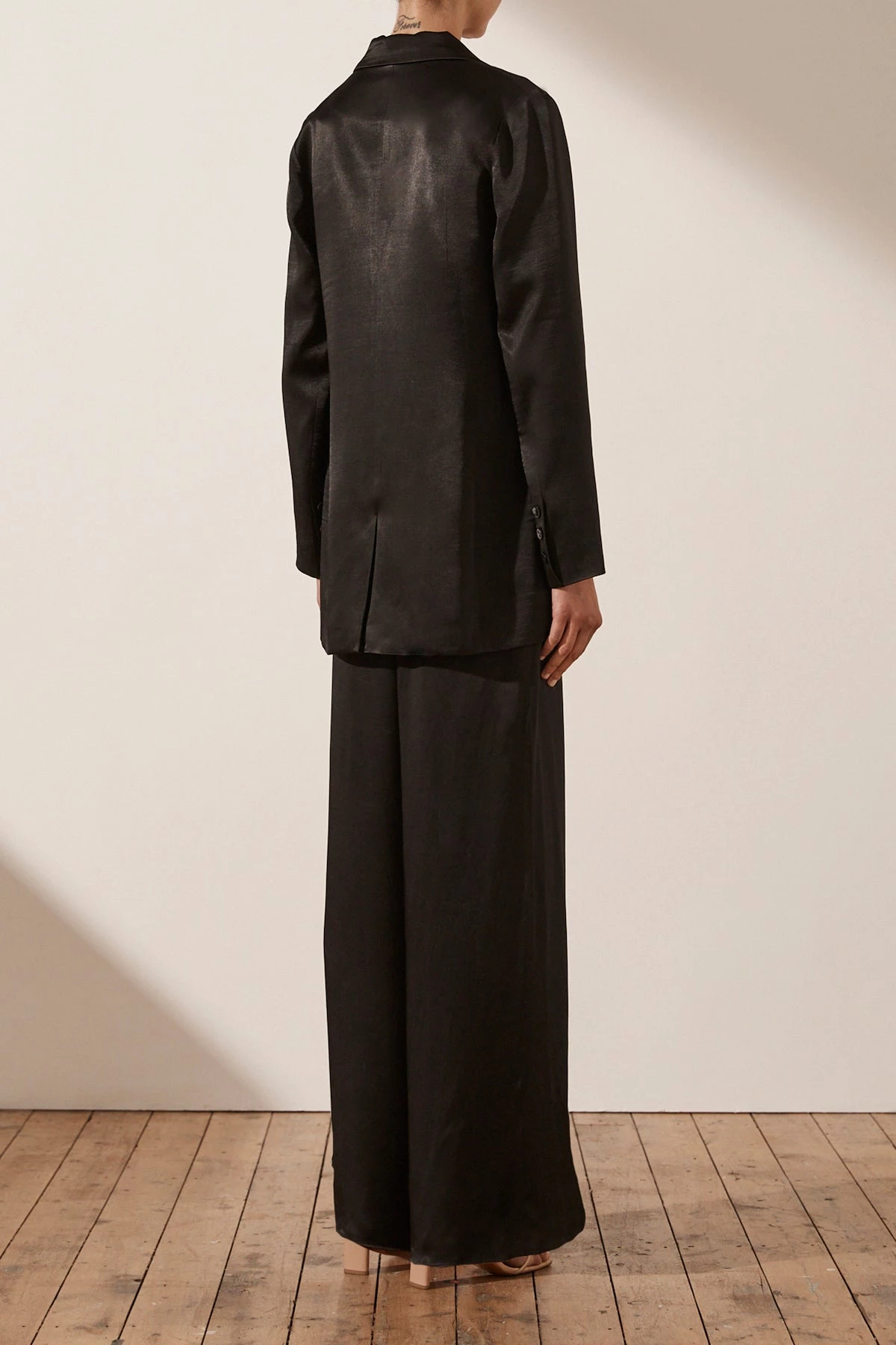 Shona Joy LA LUNE TUXEDO TROUSER - BLACK 6 Shona Joy LA LUNE TUXEDO TROUSER - BLACK