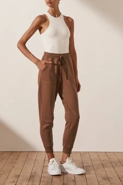 Shona Joy SJ SWEAT PANT - CLOVE