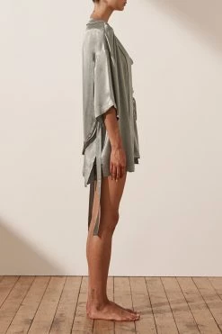 Shona Joy LA LUNE LOUNGE ROBE - SAGE