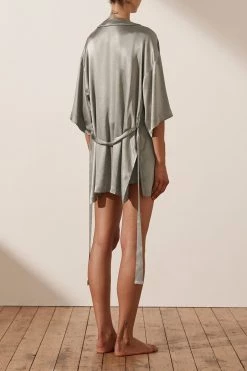Shona Joy LA LUNE LOUNGE ROBE - SAGE