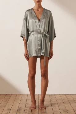 Shona Joy LA LUNE LOUNGE ROBE - SAGE