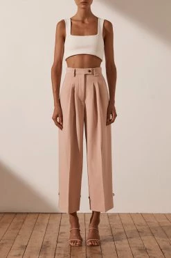 Shona Joy IVY TAILORED PANT - ROSE DUST 15 Shona Joy IVY TAILORED PANT - ROSE DUST