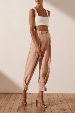 Shona Joy IVY TAILORED PANT - ROSE DUST 11 Shona Joy IVY TAILORED PANT - ROSE DUST