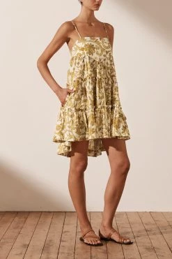 Shona Joy DRESSES SAFFRON TIERED MINI DRESS 7 Shona Joy DRESSES SAFFRON TIERED MINI DRESS
