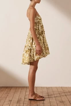 Shona Joy DRESSES SAFFRON TIERED MINI DRESS 8 Shona Joy DRESSES SAFFRON TIERED MINI DRESS