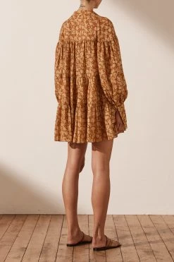 Shona Joy DRESSES ARIZONA TIERED MINI DRESS