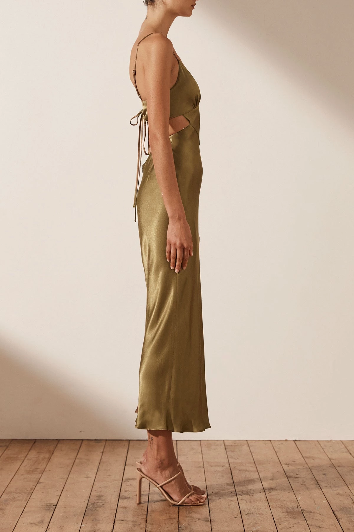 Shona Joy ALMA BACKLESS MIDI DRESS - CUMIN 5 Shona Joy ALMA BACKLESS MIDI DRESS - CUMIN