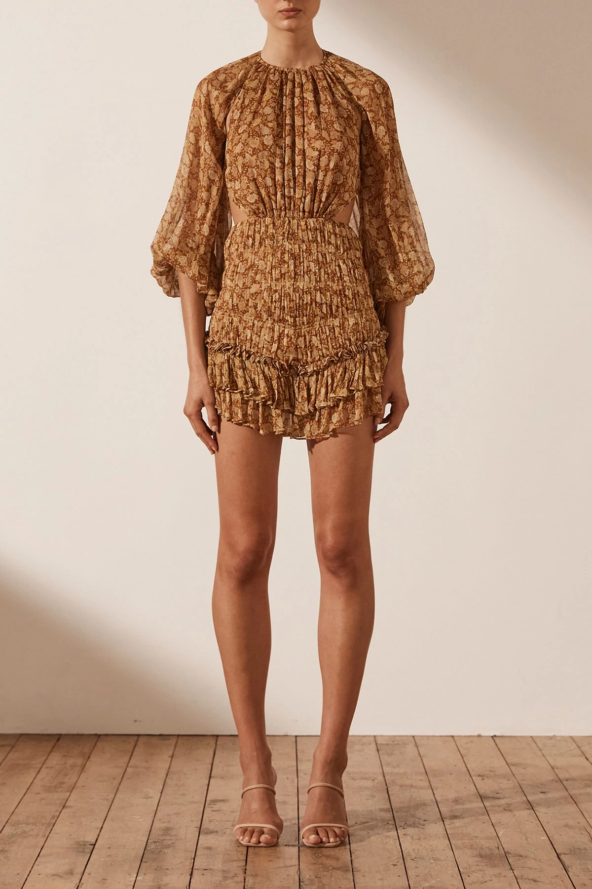 Shona Joy DRESSES SUNSET CUT OUT BACKLESS MINI DRESS 3 Shona Joy DRESSES SUNSET CUT OUT BACKLESS MINI DRESS