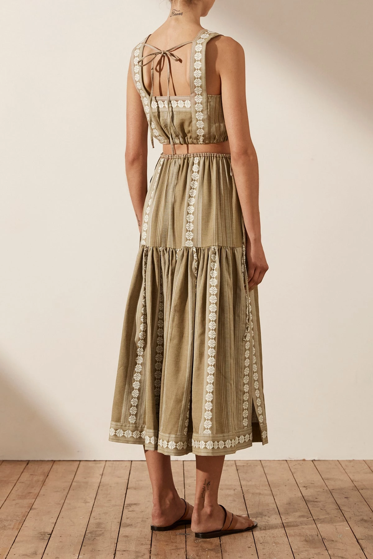 Shona Joy SKIRTS LIZETE DRAWSTRING SPLIT MIDI SKIRT 6 Shona Joy SKIRTS LIZETE DRAWSTRING SPLIT MIDI SKIRT