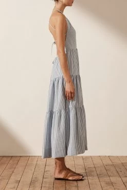 Shona Joy DRESSES ROBERTA HALTER OPEN BACK MIDI DRESS