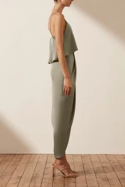 Shona Joy LUXE COCKTAIL FRILL DRESS - EUCALYPTUS 8 Shona Joy LUXE COCKTAIL FRILL DRESS - EUCALYPTUS