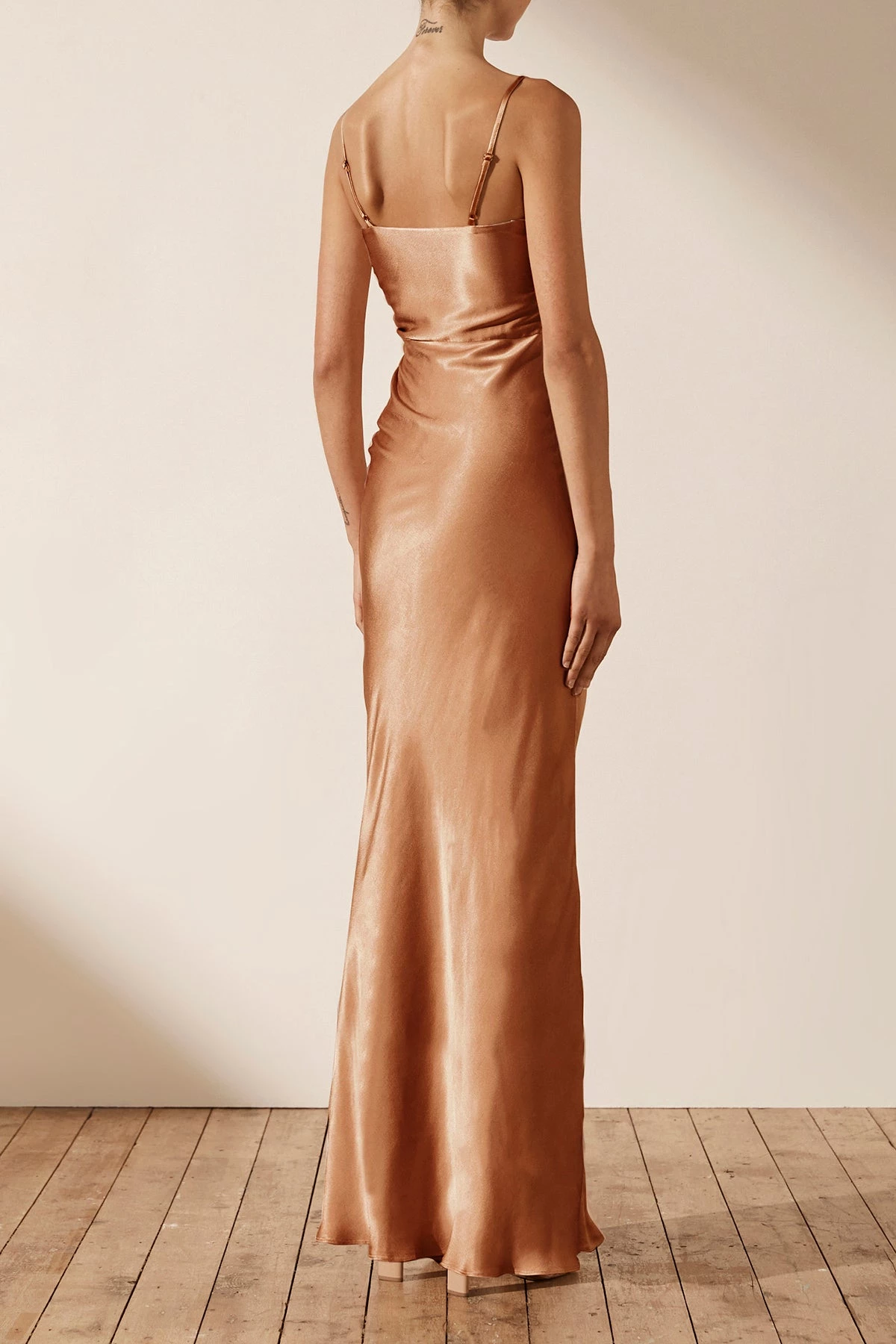 Shona Joy LA LUNE RUCHED MAXI DRESS - COPPER 6 Shona Joy LA LUNE RUCHED MAXI DRESS - COPPER