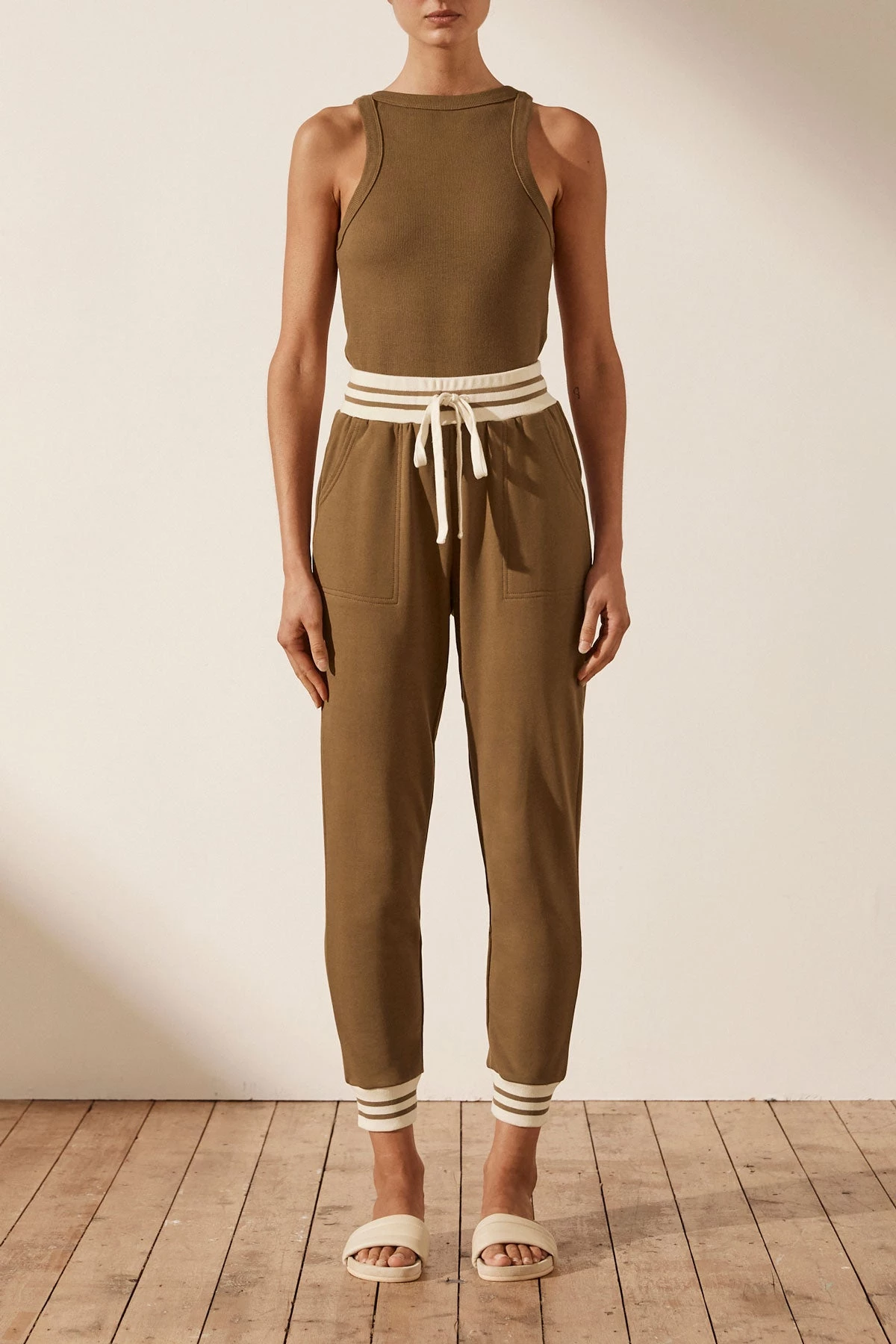 Shona Joy SJ SWEAT PANT - CUMIN 3 Shona Joy SJ SWEAT PANT - CUMIN