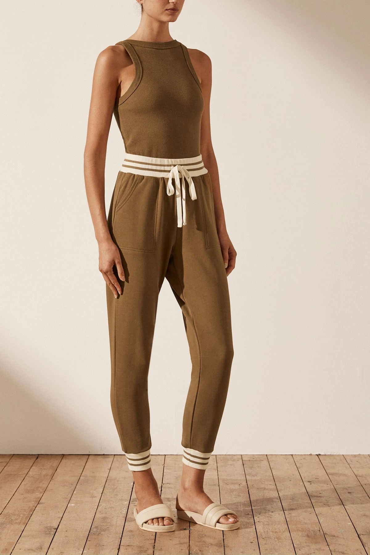 Shona Joy SJ SWEAT PANT - CUMIN 4 Shona Joy SJ SWEAT PANT - CUMIN