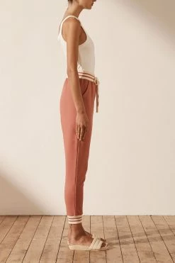 Shona Joy SJ SWEAT PANT - RHUBARB KNITWEAR 10 Shona Joy SJ SWEAT PANT - RHUBARB KNITWEAR