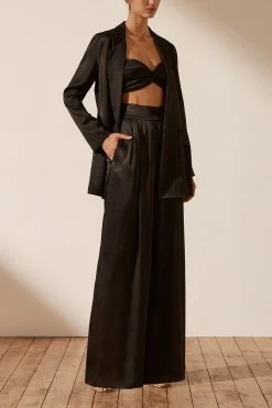 Shona Joy LA LUNE TWIST FRONT BRA TOP - BLACK TOPS 13 Shona Joy LA LUNE TWIST FRONT BRA TOP - BLACK TOPS