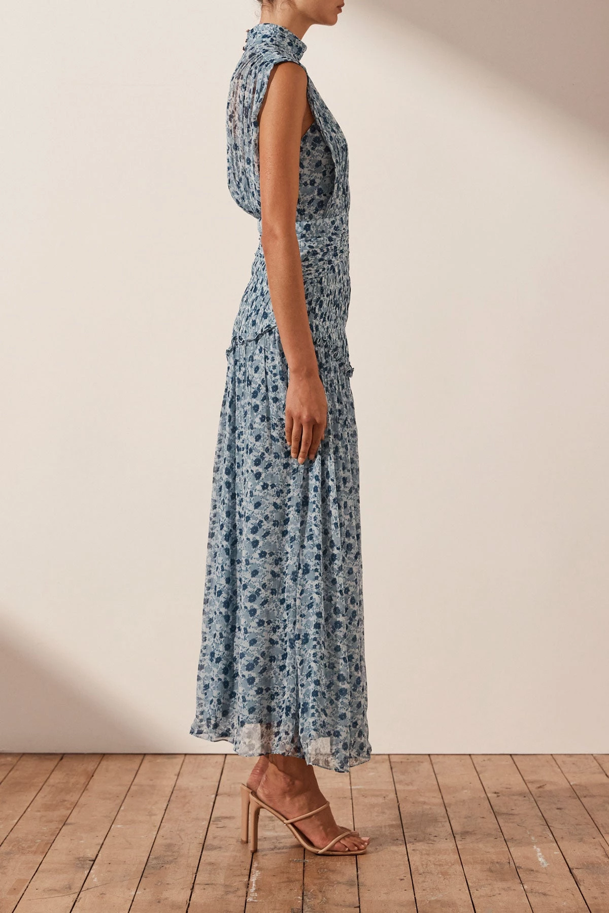 Shona Joy FRANCESCA HIGH NECK MIDI DRESS 5 Shona Joy FRANCESCA HIGH NECK MIDI DRESS