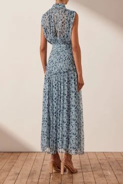 Shona Joy FRANCESCA HIGH NECK MIDI DRESS 11 Shona Joy FRANCESCA HIGH NECK MIDI DRESS