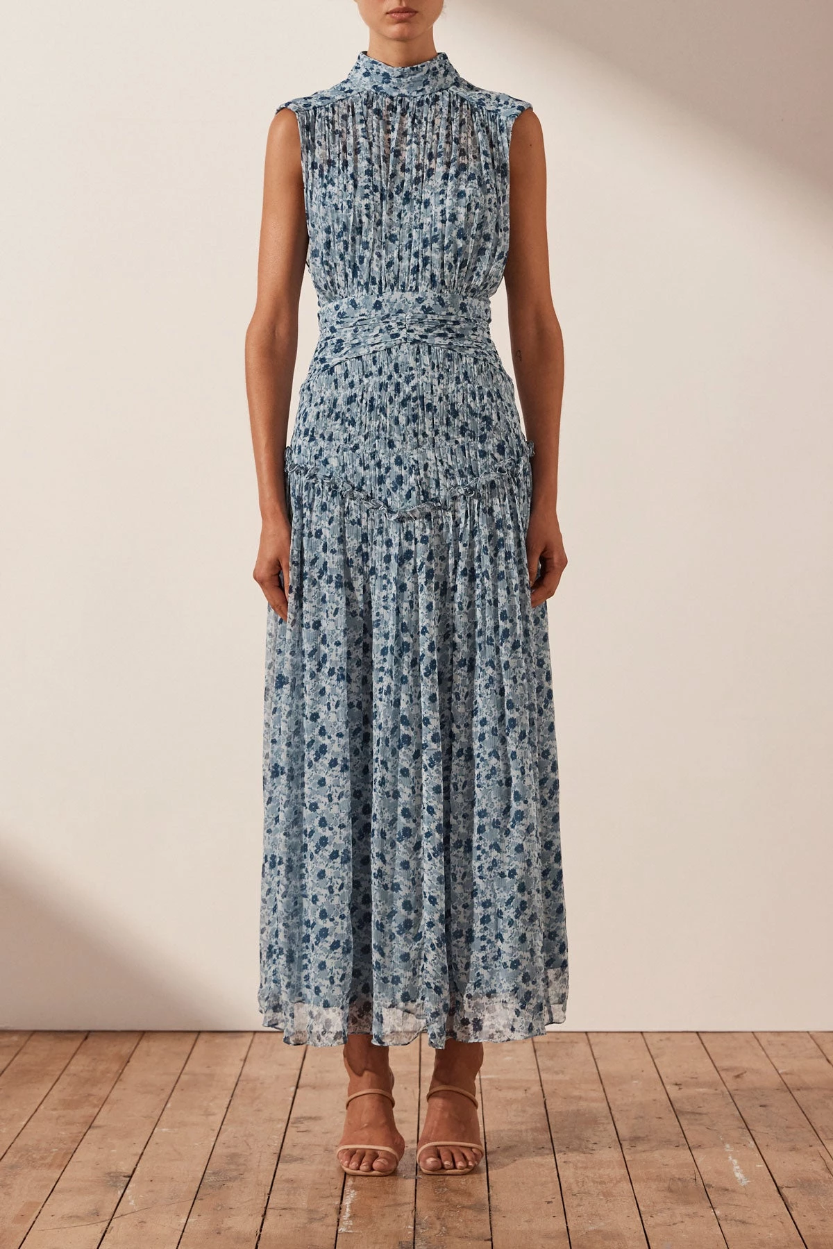 Shona Joy FRANCESCA HIGH NECK MIDI DRESS 3 Shona Joy FRANCESCA HIGH NECK MIDI DRESS