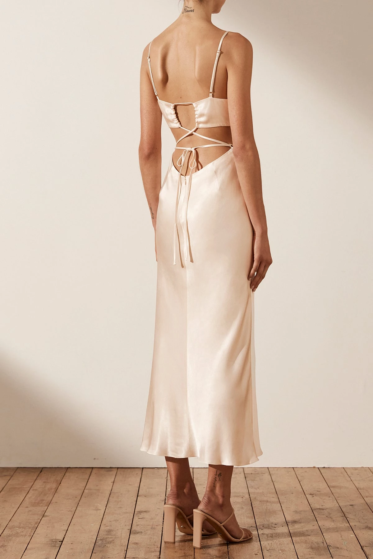 Shona Joy LA LUNE BACKLESS MIDI DRESS - CREAM 6 Shona Joy LA LUNE BACKLESS MIDI DRESS - CREAM
