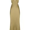 Shona Joy ALMA BACKLESS MIDI DRESS - CUMIN