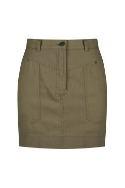 Shona Joy SKIRTS CHIARA MINI SKIRT - OLIVE