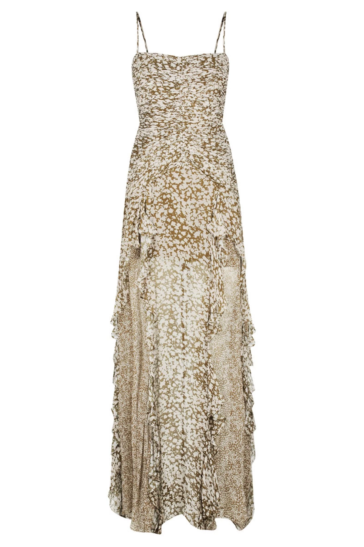 Shona Joy CLAUDETTE RUCHED FRILL MAXI DRESS DRESSES 1 Shona Joy CLAUDETTE RUCHED FRILL MAXI DRESS DRESSES