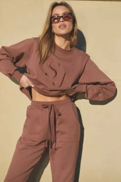 Shona Joy SJ SWEAT PANT - CLOVE