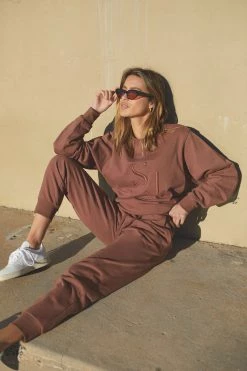 Shona Joy SJ SWEAT PANT - CLOVE