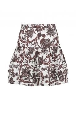 Shona Joy DAHLIA LINEN FRILL MINI SKIRT SKIRTS