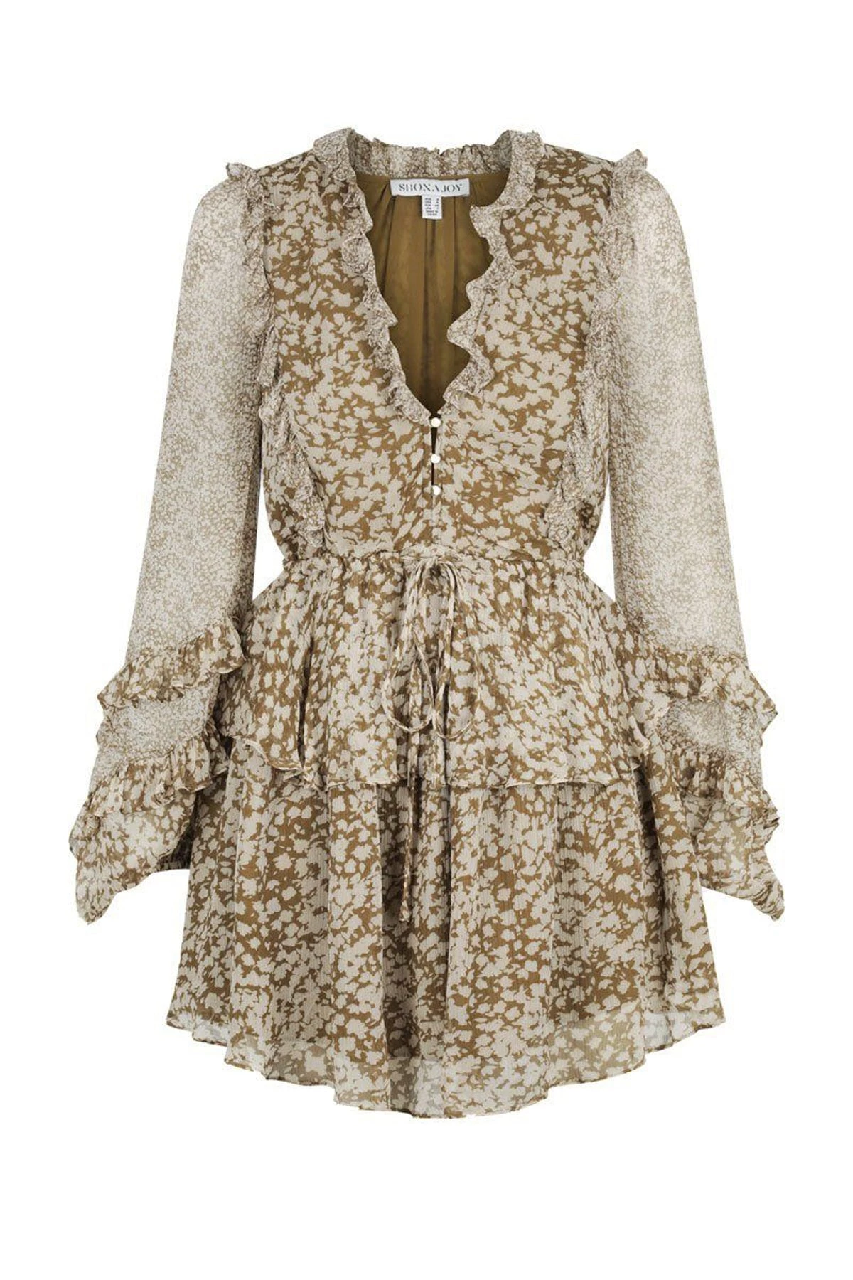 Shona Joy CLAUDETTE BALLOON SLEEVE DRAWSTRING MINI DRESS DRESSES 1 Shona Joy CLAUDETTE BALLOON SLEEVE DRAWSTRING MINI DRESS DRESSES