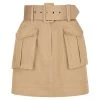 Shona Joy SKIRTS ELLINGTON LINEN MINI SKIRT - WHEAT