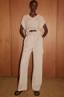 Shona Joy EVA CABLE VEST - CREMA TOPS 9 Shona Joy EVA CABLE VEST - CREMA TOPS