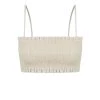 Shona Joy TOPS FIONA SHIRRED BRALETTE - OATMEAL