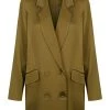 Shona Joy GIORGIA DOUBLE BREASTED BLAZER - OLIVE OIL