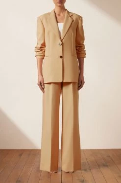 Shona Joy IVY OVERSIZED TAILORED BLAZER - LATTE 13 Shona Joy IVY OVERSIZED TAILORED BLAZER - LATTE