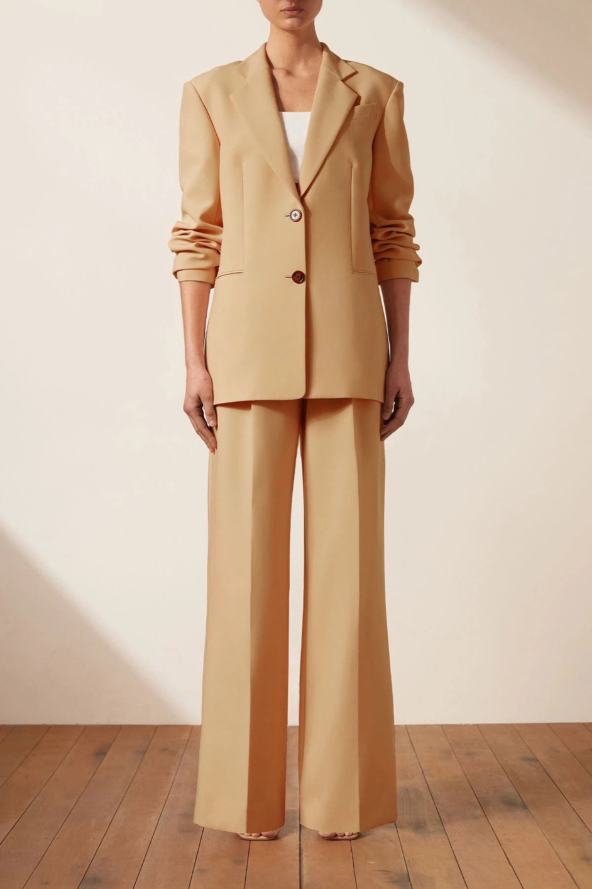 Shona Joy IVY OVERSIZED TAILORED BLAZER - LATTE 7 Shona Joy IVY OVERSIZED TAILORED BLAZER - LATTE
