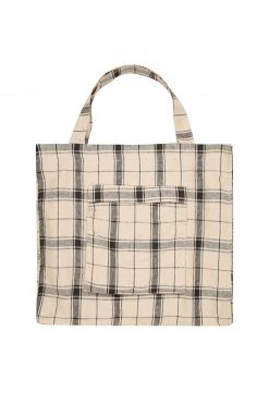 Shona Joy INDRA LINEN OVERSIZED TOTE BAG ACCESSORIES