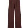 Shona Joy IVY TAILORED PANT - CHOCOLATE SHORTS & PANTS